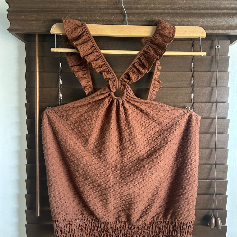 Anthropologie Marisol ruffled top